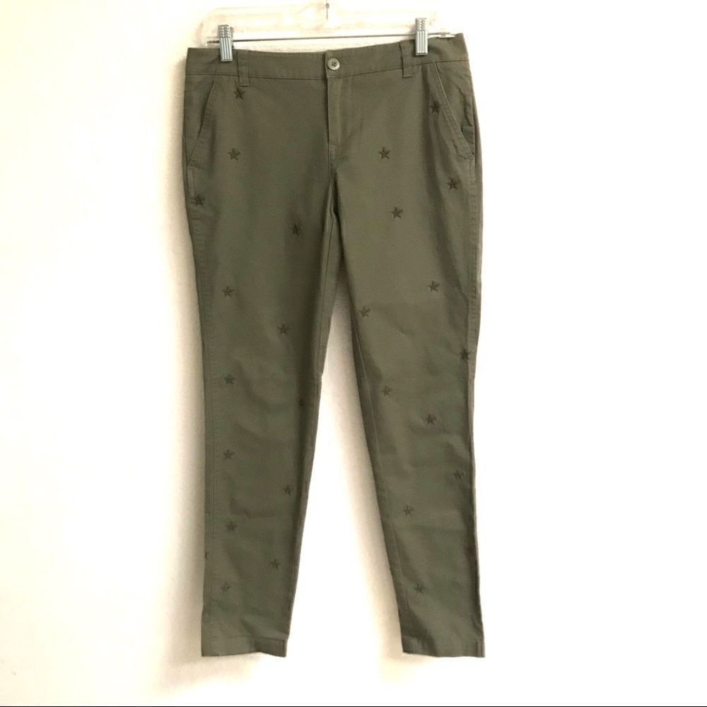 NWT NY & Co. Soho boyfriend star embellished cropped pants 2
